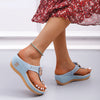 Candy Color Metal Chain Slippers Square Toe Summer Sandals Shoes Women Open Toe Pu Leather GreenZapatillas Casa Mujer