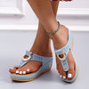 Candy Color Metal Chain Slippers Square Toe Summer Sandals Shoes Women Open Toe Pu Leather GreenZapatillas Casa Mujer