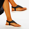 VanccyAnkle Strap Casual Elastic Fashion Sandals