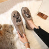 Furry Outer Wearing Flats Loafers Elk Decor BacklessWild Fluffy Flat Mules Warm