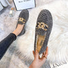 vanccy Furry Flats Loafers Fu61