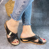 Sandals with Arch Support Anti-Slip comfortable vitage slippers Casual Wedge Sandals Shoes Massage Function