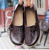 Vanccy Leather Loafers Flats Lo51