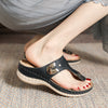 Sandals with Arch Support Anti-Slip wedges Sandal Vintage Flip Flop comfortable slippersNon-slip Casual Wedge Platform Shoes