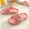 Cute Cloud Summer Girl Heart Home Non-Slip Cloudy Thickened Soft-Soled Slippers, Resistant Thick Soled Bath Household Super Soft Slippers