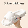 Cute Cloud Summer Girl Heart Home Non-Slip Cloudy Thickened Soft-Soled Slippers, Resistant Thick Soled Bath Household Super Soft Slippers