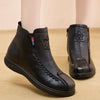 Women Boots Retro Shoes Ladies Soft Leather Ankle Boots