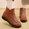 Women Boots Retro Shoes Ladies Soft Leather Ankle Boots