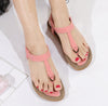 Fashion Summer Women Flat Casual Single Shoes Soft Slippers Sandals