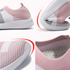 Woman's Sneakers Knitted Mesh Casual Shoes WomanLadies Slip On Comfort Female Footwear Plus Size