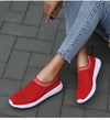 Sneakers running Shoes Woman black Sock Slip On Knitted Vulcanized Shoes