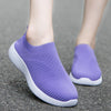 Breathable Mesh Platform Sneakers Women Slip on Soft Ladies Casual Running Shoes Woman Knit Sock Shoes Flats