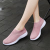 Breathable Mesh Platform Sneakers Women Slip on Soft Ladies Casual Running Shoes Woman Knit Sock Shoes Flats