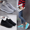 Breathable Mesh Platform Sneakers Women Slip on Soft Ladies Casual Running Shoes Woman Knit Sock Shoes Flats