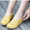 Women's Sneakers Summer Fashion Casual Shoes Slip-On Small Hole Breathable Leather Sewing Falt Shoes For Women Zapatos