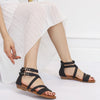 Vanccy Cross-Strap Rome Soft Bottom Comfort Sandals