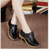 Soft Genuine Leather Mother Shoes Comfort Autumn nurses shoes