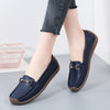Vanccy Flat Fashion Comfortable ShoesLeather Breathable Casual Loafers