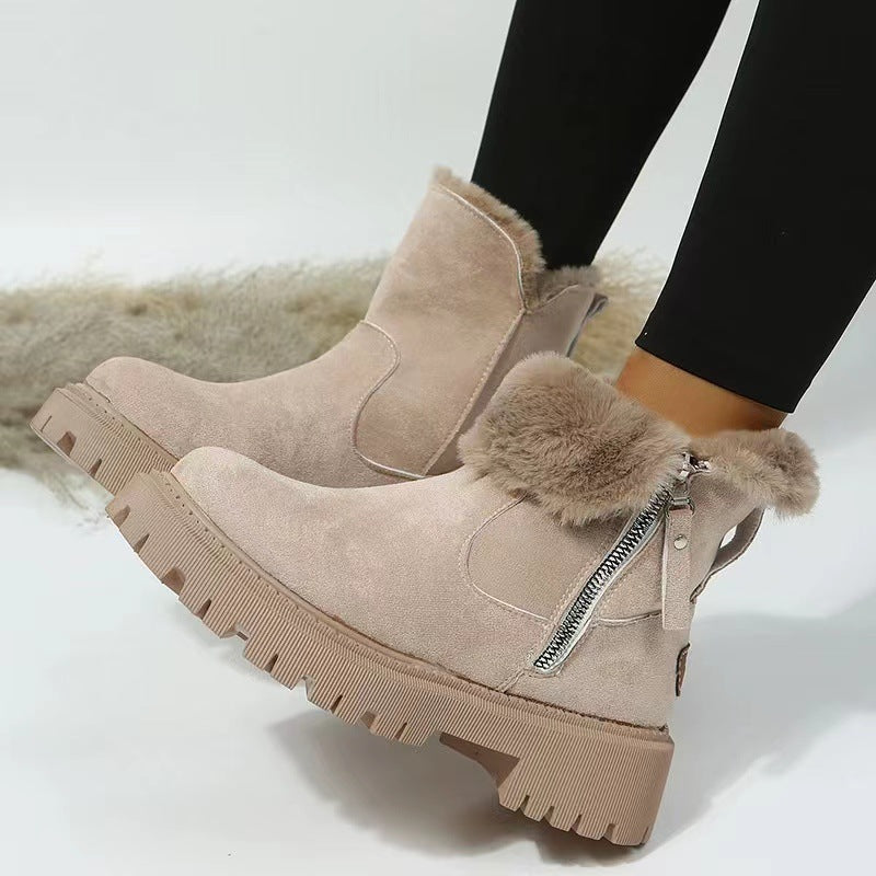 Cross border large size snow boots for women