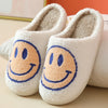 Vanccy Smiling Face Cotton Cartoon Slippers