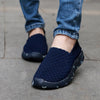 Lightweight Fashion Shoes Mesh Woven Casual Flat Nurse Walking Sneakers Knit Slip on Loafer Shoes
