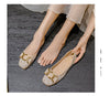 vanccy Rhinestone Flat comfortable Flat Wedding Shoes
