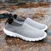 Light Fashion Casual Breathable Shoes Mesh Woven Flat Nurse Walking Sneakers Knit Slip on Loafer Shoes