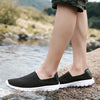 Light Fashion Casual Breathable Shoes Mesh Woven Flat Nurse Walking Sneakers Knit Slip on Loafer Shoes