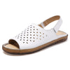 Vanccy Hollow Out Low Top Flat Heel Breathable Women's Sandals