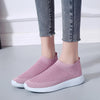 Breathable Mesh Platform Sneakers Women Slip on Soft Ladies Casual Running Shoes Woman Knit Sock Shoes Flats