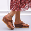 Candy Color Metal Chain Slippers Square Toe Summer Sandals Shoes Women Open Toe Pu Leather GreenZapatillas Casa Mujer