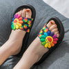 Sunflower Non-Slip Soft Sole Slippers Beach Slide Sandals Cute FlowersMen Ladies Couple Home Outdoor Shoes