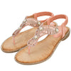 Vanccy Ethnic Chain Pearl Sandals