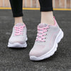 platform lace-up mesh breathable comfortable casual shoes women sneakers plus size 2021