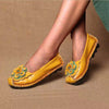 Women's Genuine Leather Moccasins Nurse Shoes Handmade Sewing Women Flats