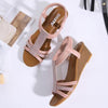 Vanccy slope heel women sandals summer new national style