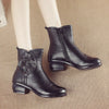 Genuine Leather FlowerWomen's Boots Autumn Winter Boots