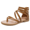 Vanccy Summer Ankle Strap Women Flat Sandals