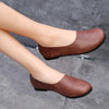 Vanccy Handmade Soft Leather Flat Shoes Oxford Women Shoes