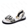 New Summer Women Beaded Pearly Sandals Slippers Shoes Ladies Flats Sandals Flip Flop Casual Flat Slingback Sandals Shoes