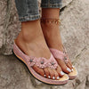 Vanccy Lightweight Flowers Clip Toe Sandals