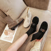 Furry Outer Wearing Flats boots Elk Decor BacklessWild Fluffy Flat Mules Warm