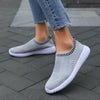 Sneakers running Shoes Woman black Sock Slip On Knitted Vulcanized Shoes