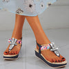 Summer Fashion Rhinestone Decoration Simple and Comfortable Casual Buckle Woman Sandals