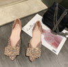 Rhinestone Flat Shoes Bow Tie Shallow Mouth Toe Tip Casual Comfort Dressy Flats for wedding