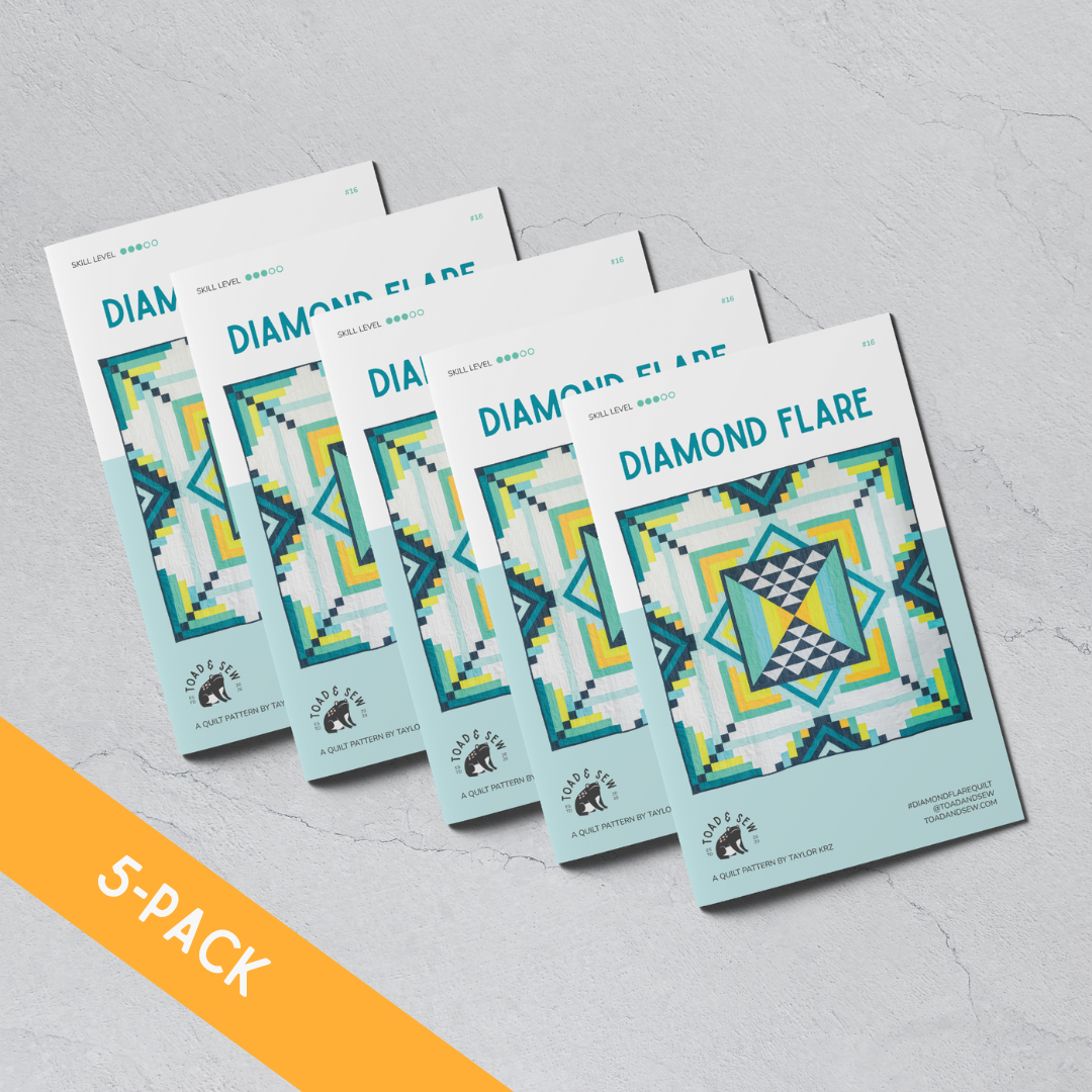 Diamond Flare Paper Patterns - Pack of 5