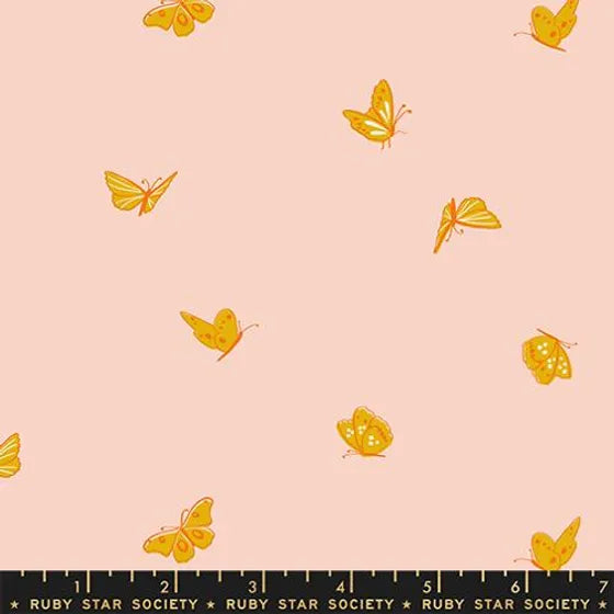 Butterflies in Vintage Pink