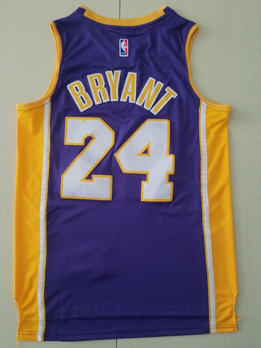 Men's Los Angeles Lakers Kobe Bryant #24 Black Swingman Jersey - City  Editon