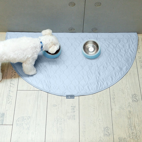 Folded Round Washable Dog Pad