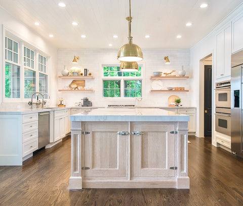 Kitchen Island and Shelving